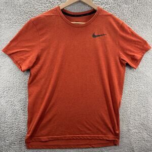 Nike Men's‎ Dri-Fit Performance T-Shirt Medium Burnt Orange Short Sleeve